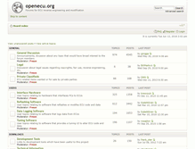 Tablet Screenshot of forums.openecu.org